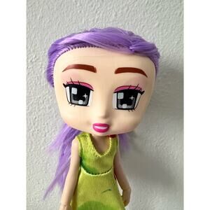 Boxy Girls Everly Fashion Doll Gray Eyes Purple Hair Jay at Play